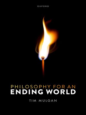 cover image of Philosophy for an Ending World